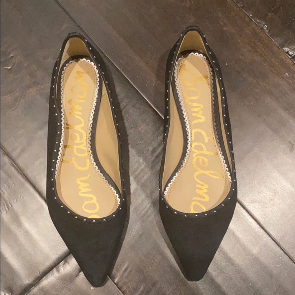 Sam Edelman Black Studded flats size 7